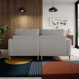 Apollo Soft Texture Corner Chaise Sofa - thumbnail 3