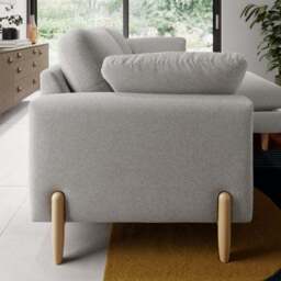 Apollo Soft Texture Corner Chaise Sofa - thumbnail 2