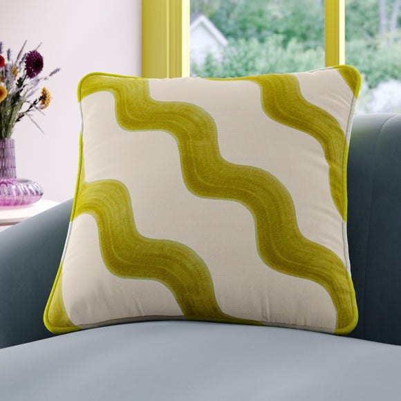 Sophie Robinson Hazy Wave Made to Order Cushion Cover - image 1