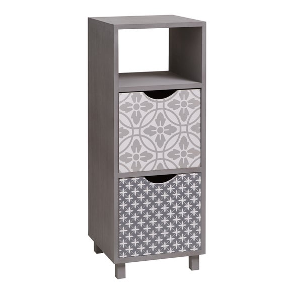 Geo Tile 2 Drawer Unit
