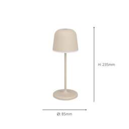 EGLO Mannera Touch Dimmable LED Outdoor Table Lamp - thumbnail 4