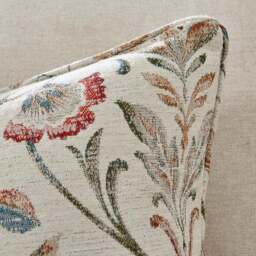 Antoinette Jacquard Natural Cushion - thumbnail 2