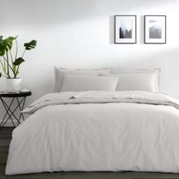 Pure Cotton Plain Dye Duvet Cover - thumbnail 1