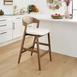 Oskar Bar Stool, Boucle - thumbnail 2