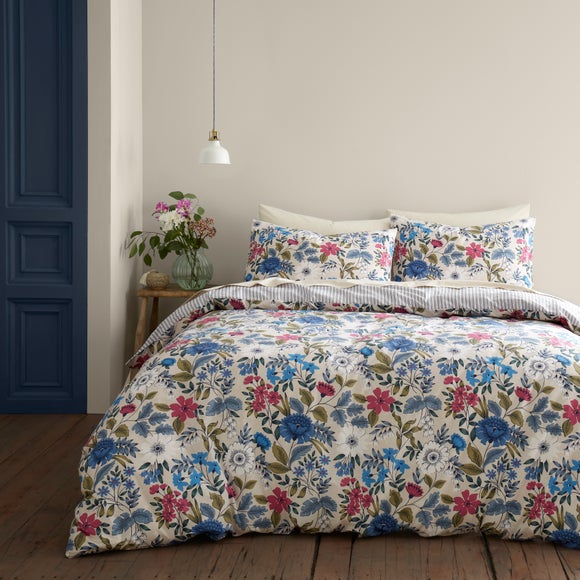 Hayes Floral 100% Cotton Duvet Cover & Pillowcase Set - image 1