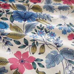 Hayes Floral 100% Cotton Duvet Cover & Pillowcase Set - thumbnail 5