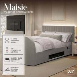 XR Living Maisie 5.1 Surround Sound Side Lift Ottoman TV Bed - thumbnail 2