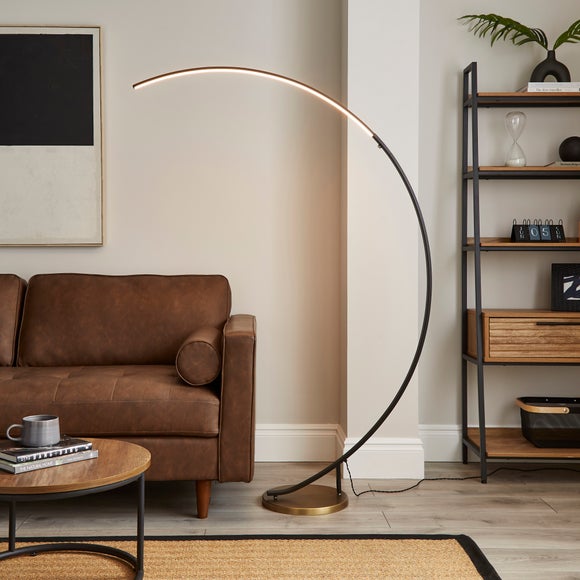 Quinlan Exaggerated Touch Dimmable Arc Floor Lamp - image 1