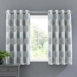 Jacquard Trees Eyelet Curtains - thumbnail 5