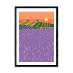 East End Prints Lavender Fields Print - thumbnail 2