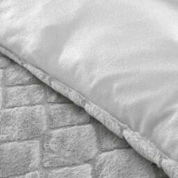 Catherine Lansfield Cosy Diamond Duvet Cover and Pillowcase Set - thumbnail 3