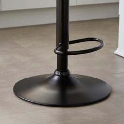 Harlan Height Adjustable Barstool, Faux Leather - thumbnail 4