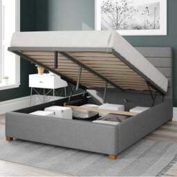 Kelly Eire Linen Ottoman Bed Frame - thumbnail 2