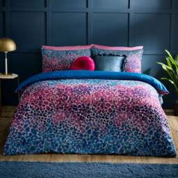 Catherine Lansfield Satin Animal Print Duvet Cover & Pillowcase Set - thumbnail 1