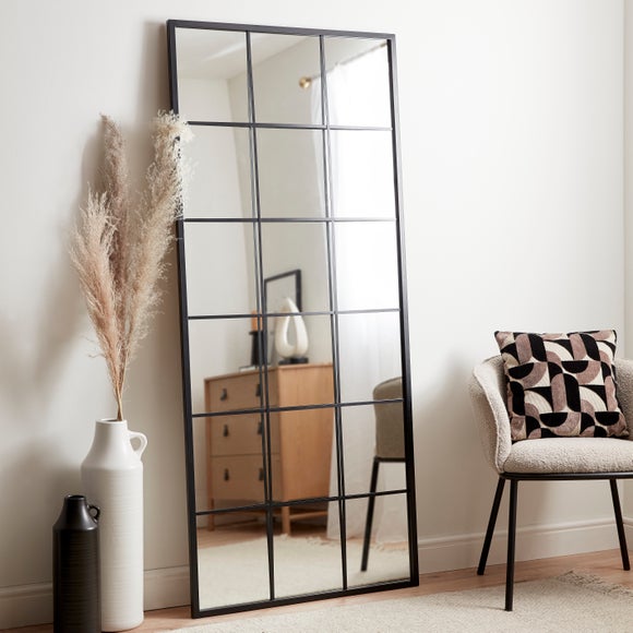 Window Full Length Leaner Indoor Outdoor Mirror - image 1