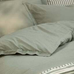 Yard Hebden Washed Cotton Duvet Cover & Pillowcase Set - thumbnail 3