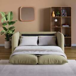 Nolan Mid Weave 2 Seater Double Sofa Bed - thumbnail 2