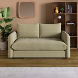 Nolan Mid Weave 2 Seater Double Sofa Bed - thumbnail 1