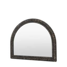 Sawan Arched Distressed Overmantel Wall Mirror - thumbnail 3