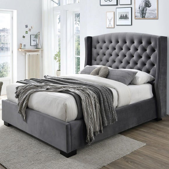 Ambassador Bed Frame, Velvet - image 1