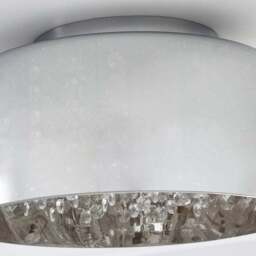 Seychelles Smoked Flush Ceiling Light - thumbnail 4