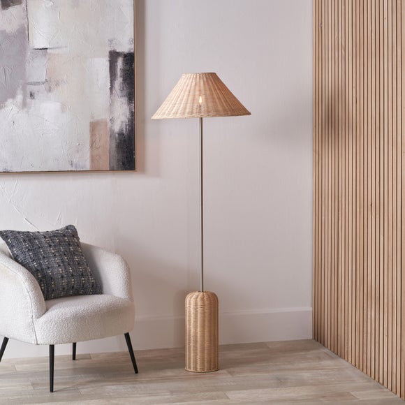 Pacific Lifestyle Hali Rattan Floor Lamp - image 1