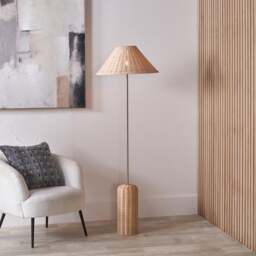 Pacific Lifestyle Hali Rattan Floor Lamp - thumbnail 1