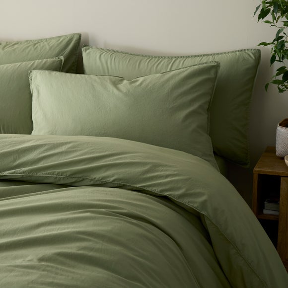 Soft Washed Cotton Standard Pillowcase Pair - image 1