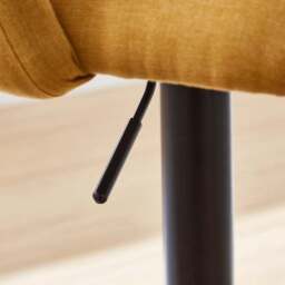 Jonas Adjustable Height Bar Stool, Fabric - thumbnail 4