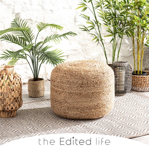 Jute Natural Pouffe - image 1