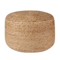Jute Natural Pouffe - thumbnail 3