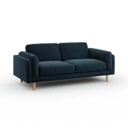 Newton Matte Plush Velvet 3 Seater Sofa - thumbnail 6