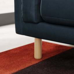 Newton Matte Plush Velvet 3 Seater Sofa - thumbnail 5