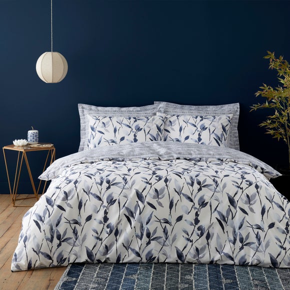 Zen Reversible Polycotton Duvet Cover and Pillowcase Set - image 1