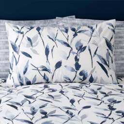 Zen Reversible Polycotton Duvet Cover and Pillowcase Set - thumbnail 2