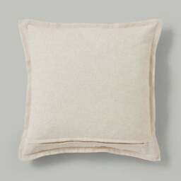 Contrast Oxford Edge Cotton & Linen Square Cushion Cover - thumbnail 3