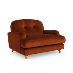 Martha Matte Plush Velvet Snuggle Sofa - thumbnail 6