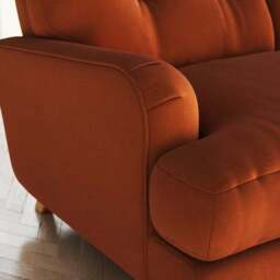 Martha Matte Plush Velvet Snuggle Sofa - thumbnail 5