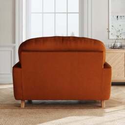 Martha Matte Plush Velvet Snuggle Sofa - thumbnail 3
