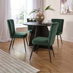 Taylor Dining Chair, Velvet - thumbnail 2
