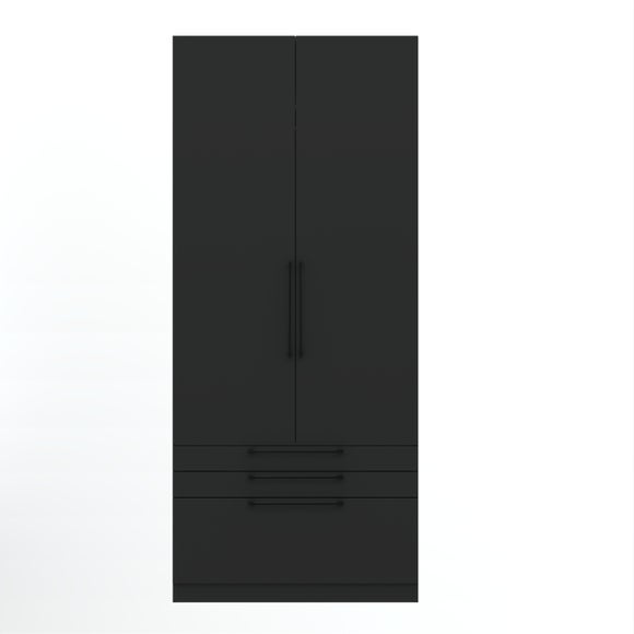 Foster Double 3 Drawer Wardrobe - image 1