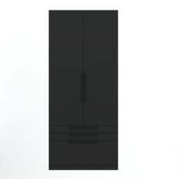 Foster Double 3 Drawer Wardrobe