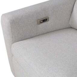 Zaria Boxy Basketweave Power Recliner Armchair - thumbnail 4
