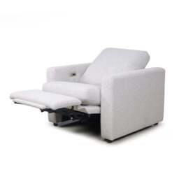 Zaria Boxy Basketweave Power Recliner Armchair - thumbnail 6