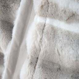 Flint Faux Fur Throw Blanket 130cm x 170cm - thumbnail 4