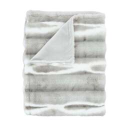 Flint Faux Fur Throw Blanket 130cm x 170cm - thumbnail 3
