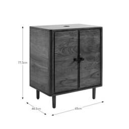 Alani Single Vanity Unit, Acacia Wood - thumbnail 5