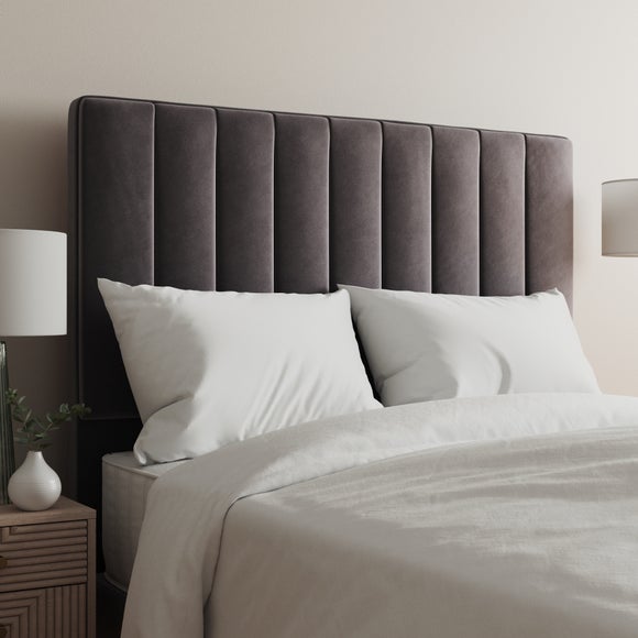 Luxury Velvet Vertical Stripe Headboard - image 1