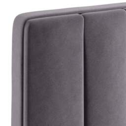 Luxury Velvet Vertical Stripe Headboard - thumbnail 4