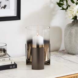 Luxe Glass Hurricane Candle Holder - thumbnail 1